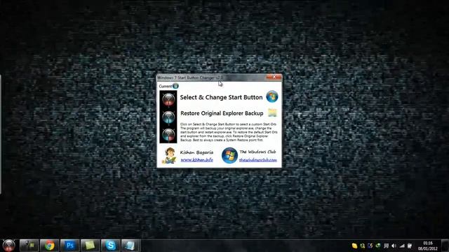 How to change your Windows 7 Start Button смотреть онлайн