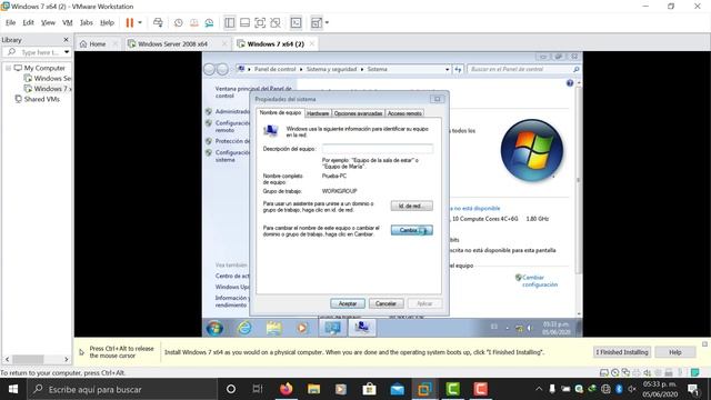 Agregar equipo a dominio Windows Server 2008 смотреть онлайн