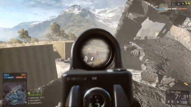 Battlefield 4 Multiplayer Team Deathmatch Engineer Gameplay - Goldmud Railroad HD смотреть онлайн