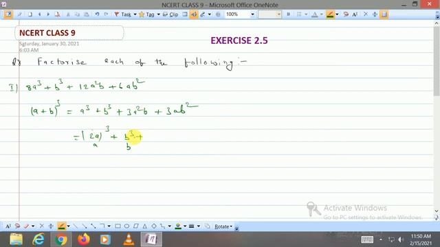 POLYNOMIAL CLASS 9TH NCERT Q 8 (I) EX- 2.5 MATHS смотреть онлайн