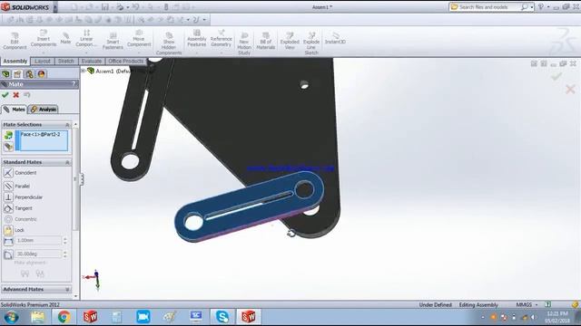 ROCKER ASSEMBLY - SOLIDWORKS !! USE EARPHONES AND SUBSCRIBE!!! смотреть онлайн