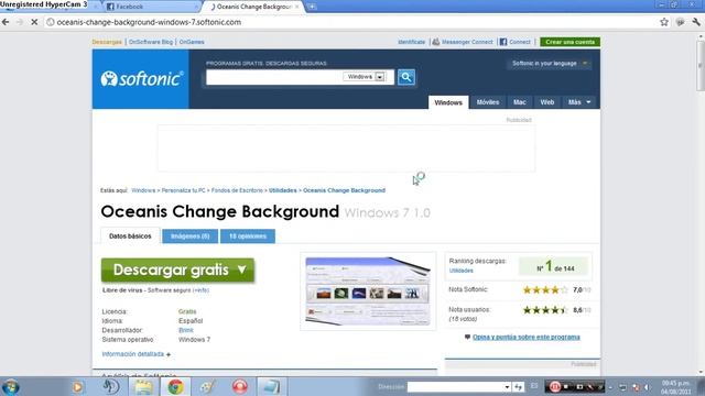 COMO DESCARGAR OCEANIS CHANGE W7 PARA WINDOWS 7 ,XP Y VISTA. смотреть онлайн