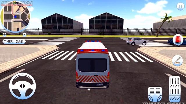 Ambulance Roof Jumping Simulator - Rescue Emergency Van Stunts Driving - Android GamePlay #3 смотреть онлайн