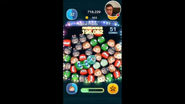 Line Disney Tsum Tsum - Anna Gameplay Skill 6 смотреть онлайн