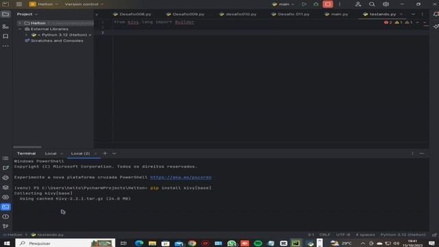 Erro na instalação do kivy смотреть онлайн