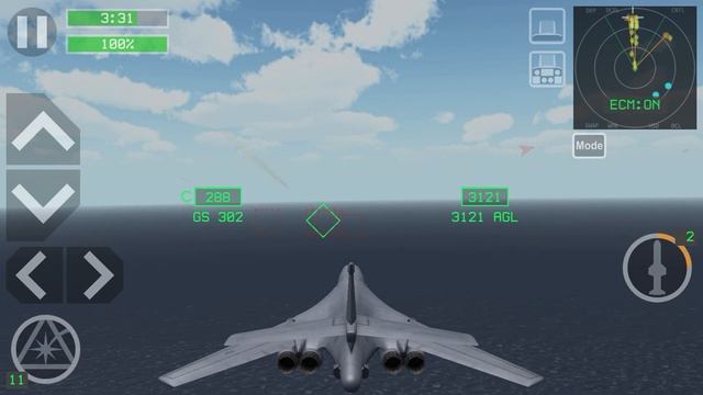 Strike Fighters Modern Combat - Anti-ship (transport) (USAF B-1B Lancer) смотреть онлайн