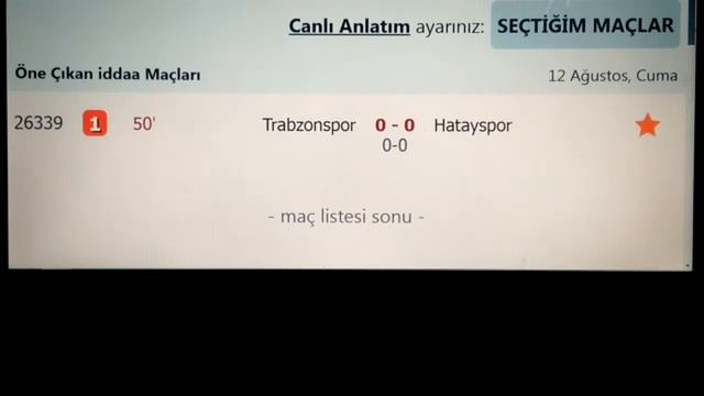 NO_Trabzonspor - Hatayspor Canlı Skor Yayın / Türkiye Süper Sport Ligi #livescoresizmirlierol смотреть онлайн