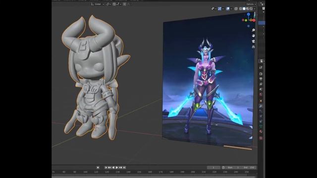 Cute Chibi Character compilation in blender! What is Base Mesh? смотреть онлайн