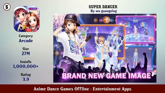 Top 10 Anime Dance Games Offline Android Apps смотреть онлайн