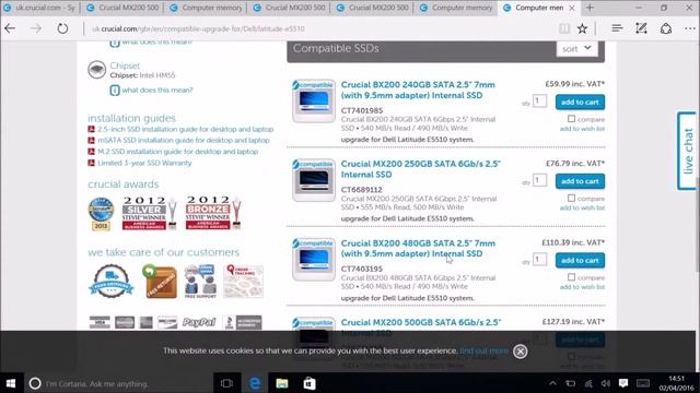 Upgrading to a Solid State Drive and Changing SATA Operation смотреть онлайн