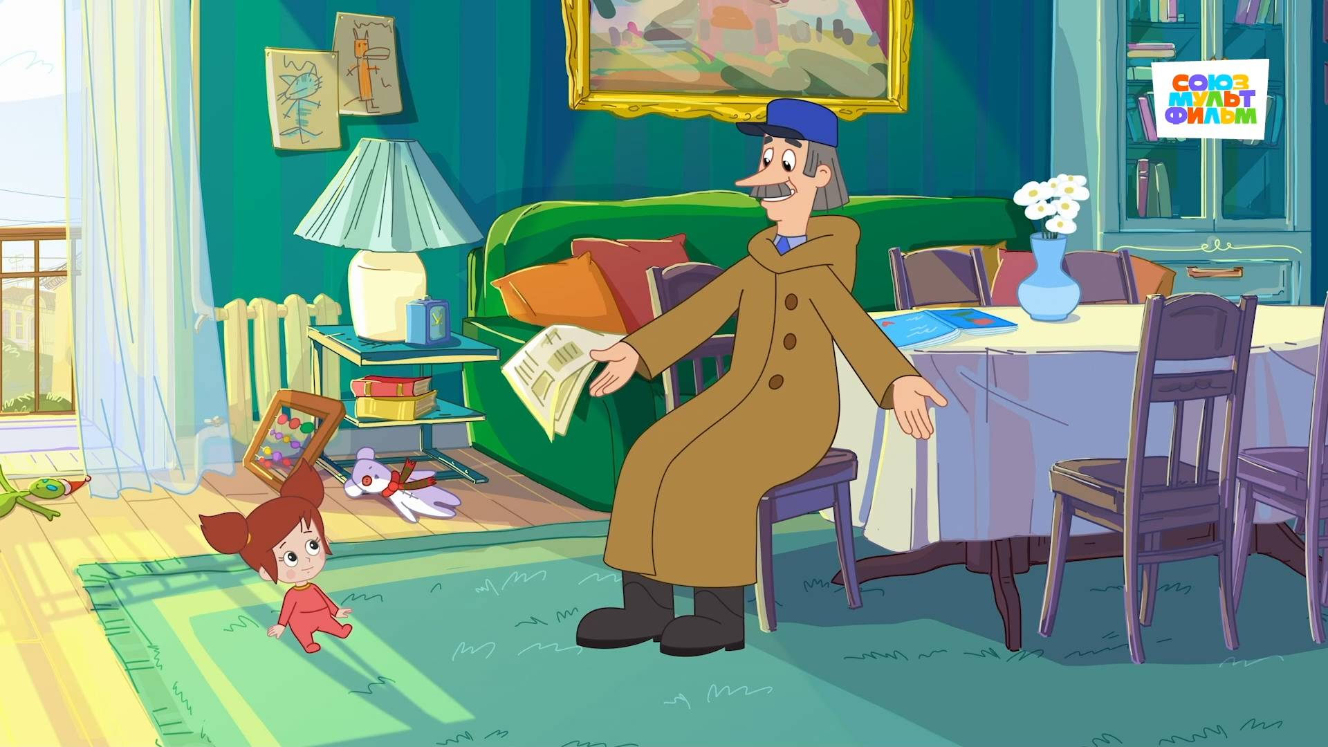 Новое Простоквашино – 92 серия — Усатый нянь — Союзмультфильм HD смотреть онлайн