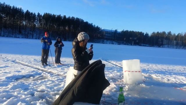 21.01.2017. "Кирочное" Pro Diving Club. Подледные погружения.(1) смотреть онлайн