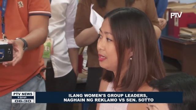 Ilang women's group leaders, naghain ng reklamo vs. Sen. Sotto смотреть онлайн