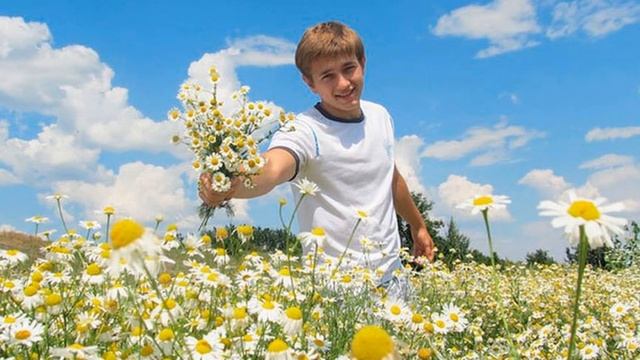 РОМАШКИ ДЛЯ МОЕЙ ЛЮБАШКИ - слова музыка исполняет Василий Сидякин гитара смотреть онлайн