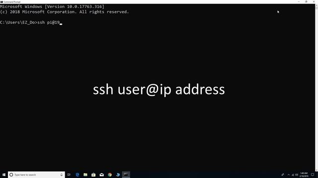 SSH client for Windows 10 using Windows Command Prompt - Windows 10 No More Putty смотреть онлайн