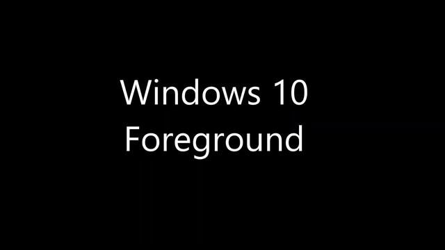 Windows Background and Foreground Sounds смотреть онлайн