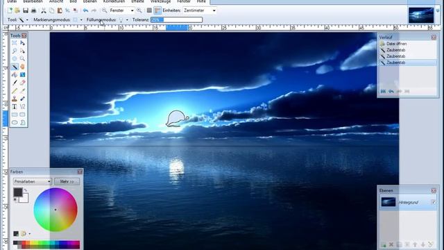 Paint.NET 3.5.11 - Zauberstab-Tool смотреть онлайн
