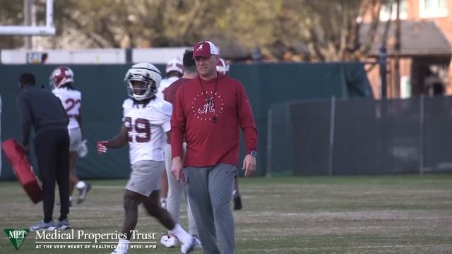 First look at Alabama's Kalen DeBoer coaching the Crimson Tide смотреть онлайн
