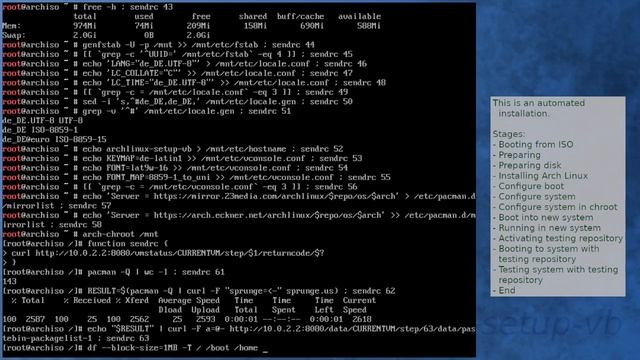 Arch Linux installation recording to kernel 5.12.13-arch1-1 (testing) смотреть онлайн