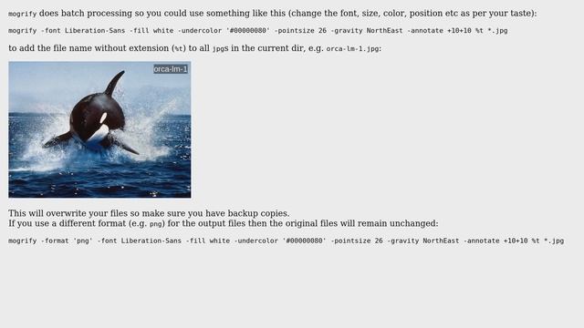 Unix & Linux: add filename as text in the corner of an image file (2 Solutions!!) смотреть онлайн