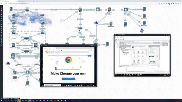 Windows Certificate Authority Design and Installation - Install Cert for IIS certsrv Part 7 смотреть онлайн