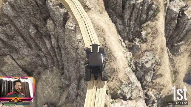 Tractor Parkour Race in GTA 5😱 смотреть онлайн
