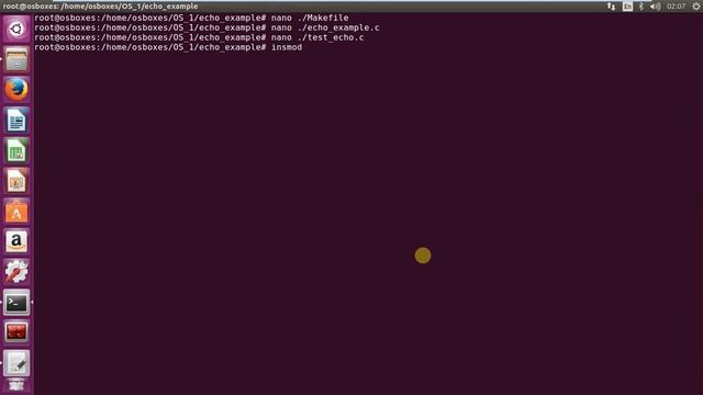 Kernel module example (char driver) смотреть онлайн