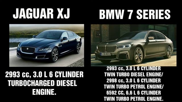 JAGUAR XJ vs BMW 7 SERIES!!! COMPARISON смотреть онлайн