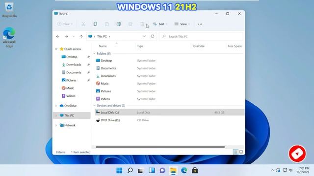 Windows 11 (RTM) 21H2 vs 11 22H2 - Features & Changes? (2022) смотреть онлайн