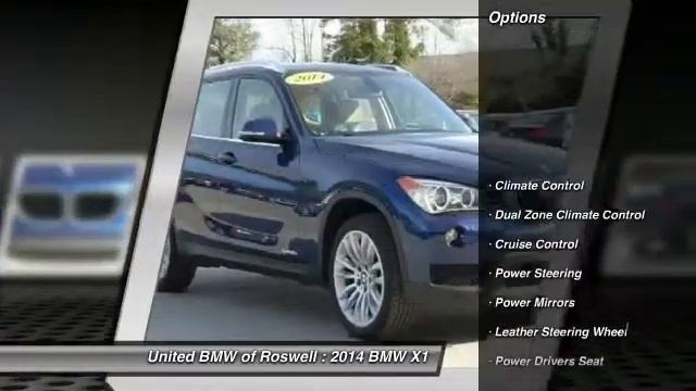 2014 BMW X1 Roswell GA RF15001 смотреть онлайн