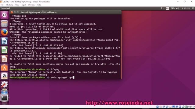 How to install ffmpeg on Ubuntu 15.04? смотреть онлайн