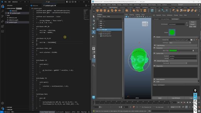 Maya｜Hello ! GLSL Shader !! смотреть онлайн