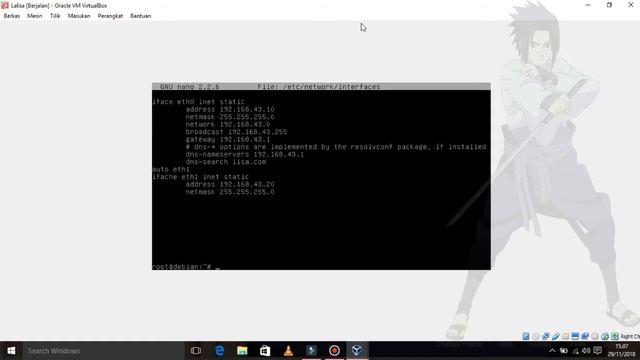 Kongurasi IP dan Routing Debian 8 смотреть онлайн