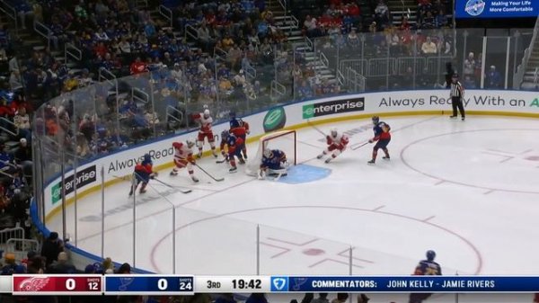 NHL Highlights | Red Wings vs. Blues - April 1, 2025