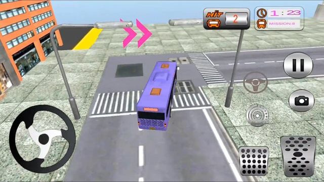 Classic Bus Parking - Real Driving School 2019 - Android Games смотреть онлайн