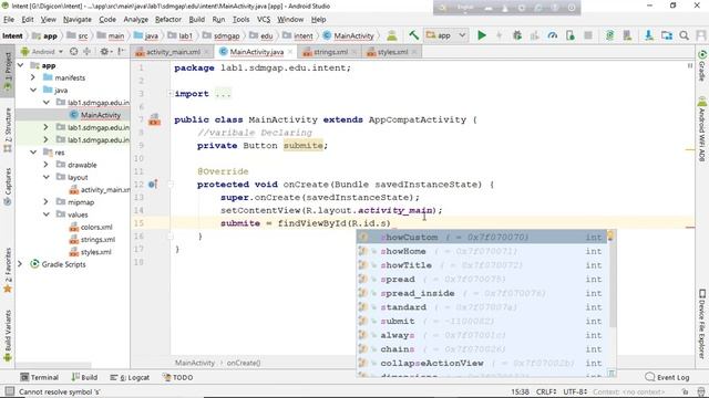 Android Bangla Tutorial | Going to Next Activity смотреть онлайн
