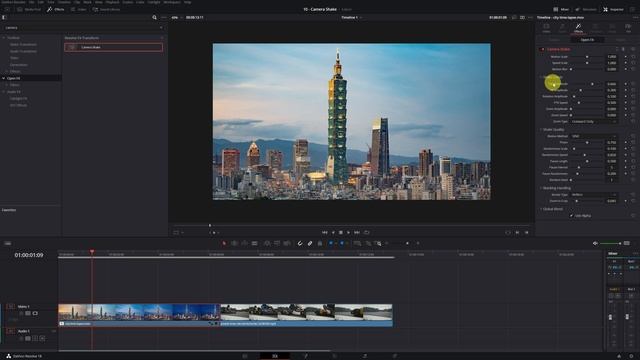 How to add CAMERA SHAKE in your videos | Davinci Resolve 19 Tutorial смотреть онлайн