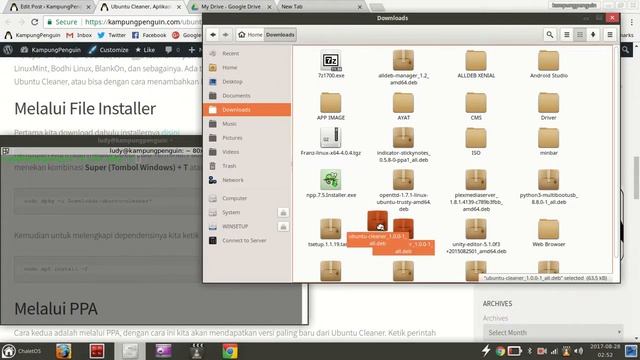 cara install ubuntu cleaner alternatif ccleaner di gnu/linux ubuntu dan turunannya смотреть онлайн