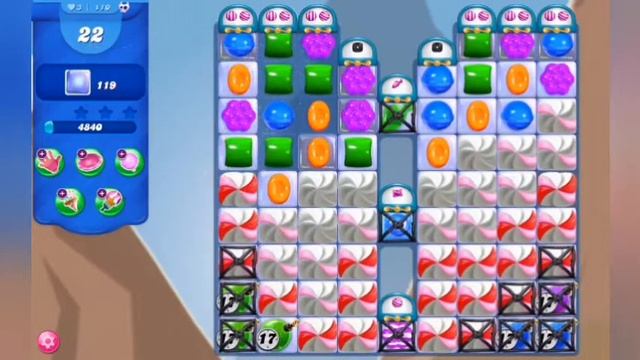 Candy Crush Saga Хэллоуин Уровень 110 Ты проиграл