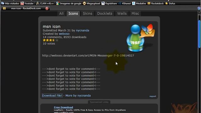 Como descargarse iconos para objectdock y rocketdock смотреть онлайн