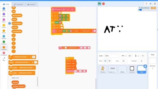 Smooth text render on scratch took me a while смотреть онлайн