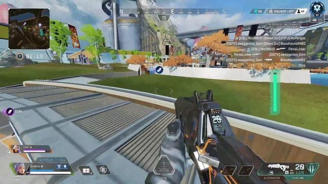 Apex Legends Defiance Olympus Map + Kings Canyon(pubs) Rank Diamond (Road to Master SoloQ) Live смотреть онлайн
