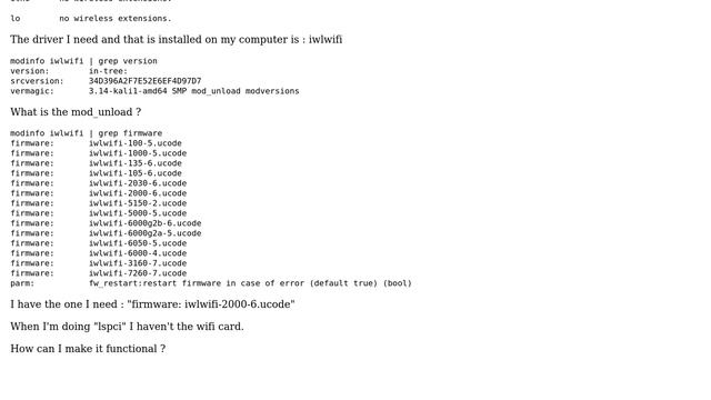 Kali Linux 1.0.9 wireless not detected, even after drivers installed смотреть онлайн