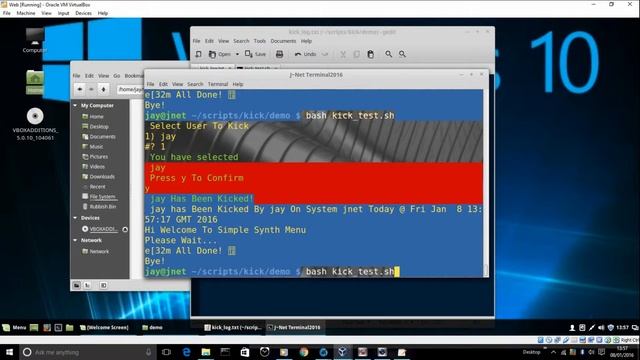 Bash Linux Kick Menu Colour Update смотреть онлайн