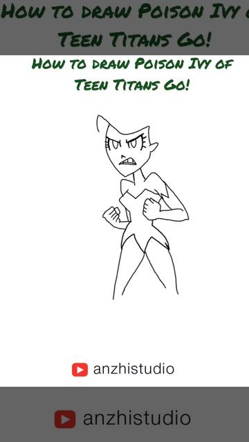 How to draw Poison Ivy of Teen Titans Go! смотреть онлайн