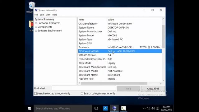 Find BIOS Info in Windows 10 смотреть онлайн