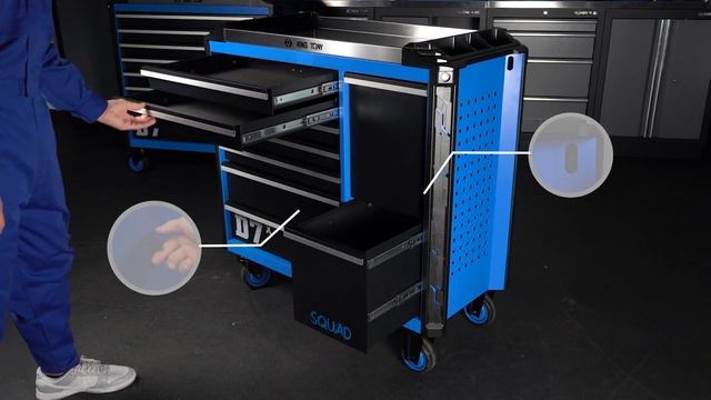 KING TONY SQUAD Tool Trolley series смотреть онлайн