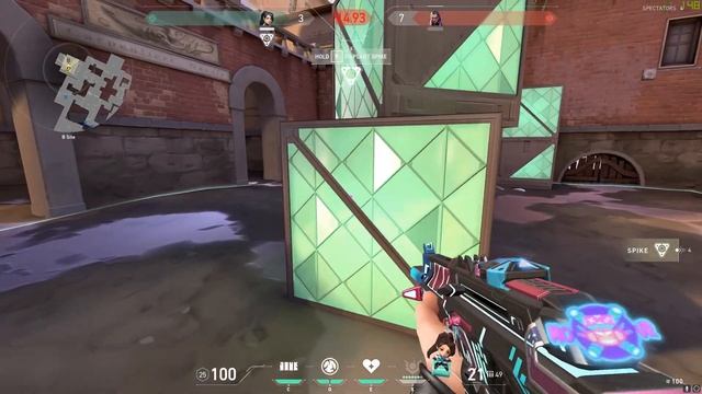Valorant Unexpected edit Ace Glitch pop Vandal 1v5 смотреть онлайн