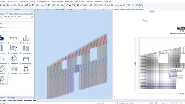 10. Sloped Wall | Wall Reinforcement PythonParts in ALLPLAN смотреть онлайн