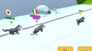 Мультик гонки животных Animal shifting Transform run race, уровень 45